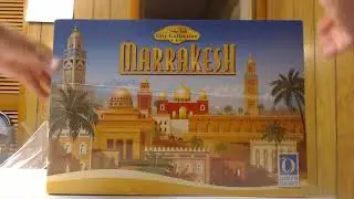 Stefan Feld City Collection: #4 Marrakesh Deluxe Edition Board Game Unboxing Queen Games