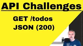 API Testing Challenge 15- How To - GET todos JSON 200