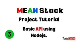 Mean Stack Project tutorial | Basic of Nodejs API | basic API using Nodejs