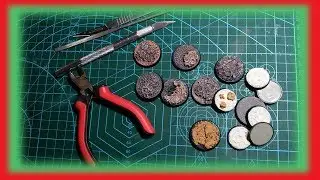 Как я делаю базы (подставки) для миниатюр.