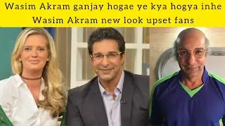 Wasim Akram who always look handsome go bald his new look shocked fans