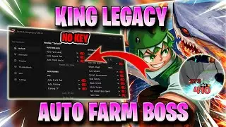 KING LEGACY SCRIPT *NO KEY* - AUTO DUNGEON, AUTO FARM, AUTO BOSS & MORE! ✅🥇[UPD 10]