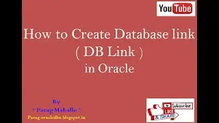 How to Create Database Link in Oracle. /* Step By Step /*