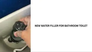 BATHROOM TOILET INSIDE FILLER KIT REPLACED & NEW INSTALL BEFORE & AFTER