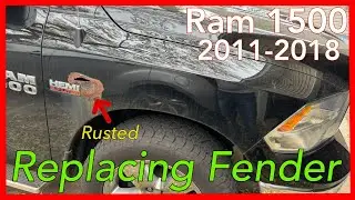 How to replace front fender on Ram 1500