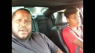 TEACHING MY TEENAGE SON HOW TO DRIVE IN MY CHARGER SCAT PACK - ROUND 2 | FATKAT
