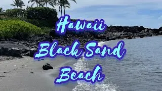 Black Sand Beach 49 Near Kona, Hawaii (The Big Island)
