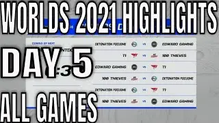 Worlds 2021 Day 5 Group B Highlights ALL GAMES