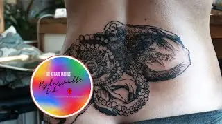 Octopus Tattoo with Tracy at Ryderville Ink Bainbridge Island, WA Part: 11