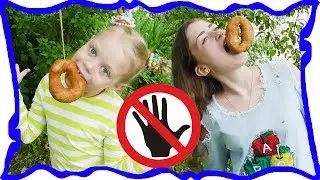 Без Рук Челлендж Едим Пончик БЕЗ РУК No Hands Challenge /// Masha PrankShow