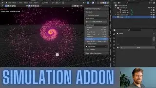 Blender simulation addon
