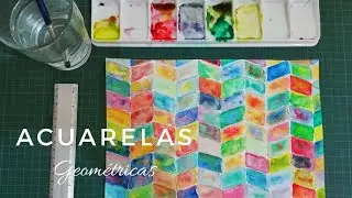 HAZ FIGURAS GEOMETRICAS CON ACUARELAS | BLOGARTE