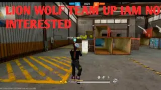Lion wolf team up but i am not interested😜🤪😄🙄//freefire india