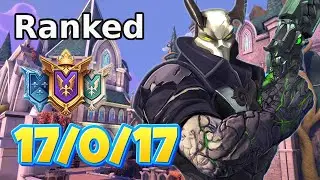 34 Streak Dark Stalker ANDROXUS Gameplay (ZERO Deaths) Paladins Ranked