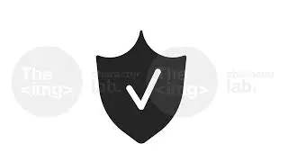 Reliable shield with checkmark line 2D object animation