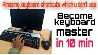 50 important keyboard shortcut keys/become master of keyboard/computer shortcuts