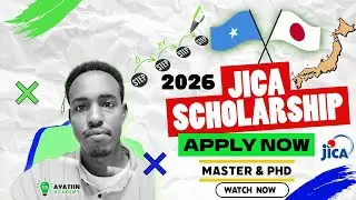 #PART 1 | Deeqda Waxbarasho ee JICA 2026 | Sida Loo Codsado | Step-by-Step for Somali Students |