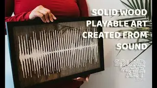 How it's made - Playable solid wood Soundwave Art