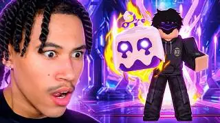 I Awakened Cyborg V4 Using Only Purple Fruits! (Blox Fruits)