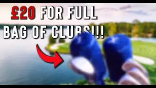 GOLF DOESN'T NEED TO BE EXPENSIVE - CHEAP GOLF CLUBS (CHARITY SHOP)