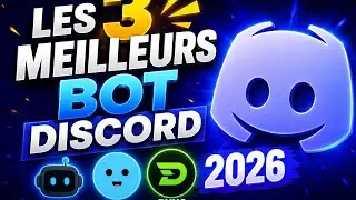 (TUTORIEL DISCORD 2026) LES 3 MEILLEURS BOTS A UTILISER SUR VOS SERVEURS. + BONUS !