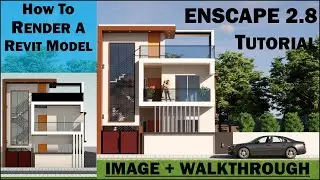 Render a Revit House Using Enscape 2.8 | Complete Tutorial in Hindi