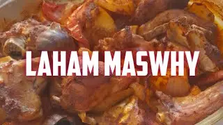 Laham Maswhy |Lamb Grilled In Oven Arabic Dish