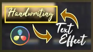 This HANDWRITING Text Effect will BLOW your mind! | DaVinci Resolve Tutorial for Beginners