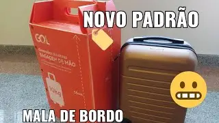 Mala de bordo CORRETA / Aeroporto / Dentro do avião