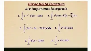 Dirac delta function integration(Part-3)