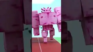 Axolotl at the Olympics Paris - athletics #minecraft #olympics #shorts
