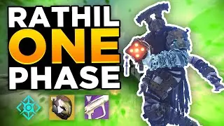 RATHIL BOSS ONE PHASE | Warlord's Ruin Dungeon | Destiny 2 Season of the Wish