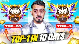 Playing 10 Days Continue For Region 35😲 To Region Top 1🥇|BR Ranked | Hard Challenge Ep 8 Part 2