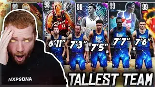 I USED THE TALLEST TEAM POSSIBLE IN NBA 2K23!! THIS TEAM IS ABSOLUTELY BROKEN.....