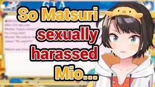 Subaru just found out about Matsuri Sexually Harassing Mio in HoloGTA