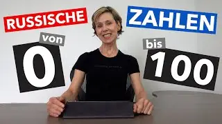 Russische Zahlen von 0 bis 100