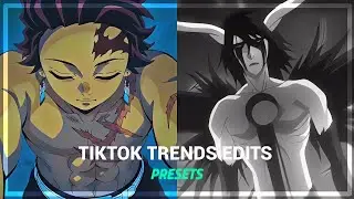 TikTok Trends Anime Edits Presets | Alight Motion