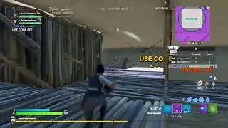 Chilling playing Fortnite