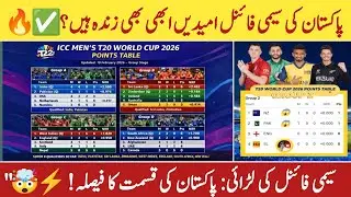 Pakistan’s Semi-Final Hopes HANG by a Thread! | Point Table Analysis 😱🏏