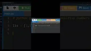 Python program to print positive numbers in a list
