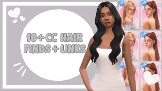 10+ CC FEMALE HAIR FINDS + LINKS | The Sims 4