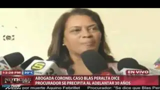 ABOGADA DE BLAS PERALTA DICE QUE 30 SON DEMASIADO