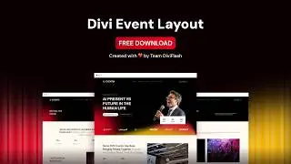 Divi Event Layout Pack by DiviFlash [FREE DOWNLOAD]