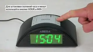 Видеоинструкция радиочасов AR-3905