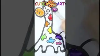 Giraffe Drawing #shorts #youtubeshorts #howto #youtube