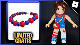 FÁCIL! COMO PEGAR ITEM COLAR DE MORANGO E MIRTILO GRÁTIS NO ROBLOX | DANIMALS ADVENTURE WORLD