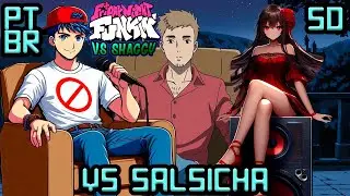 Friday Night Funkin Vs Shaggy Mod Fan Dub  DUBLADO Week 1 e 2