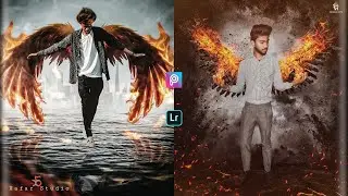 PicsArt Devil Wings Photo Editing Tutorial | PicsArt Fire Wings Editing | Wings Editing