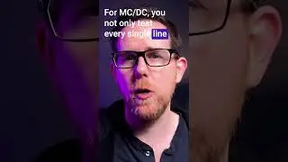 MC/DC - Code Coverage 🧑🏻‍💻 