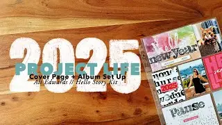 2025 Project Life // Title Page + Album Set Up